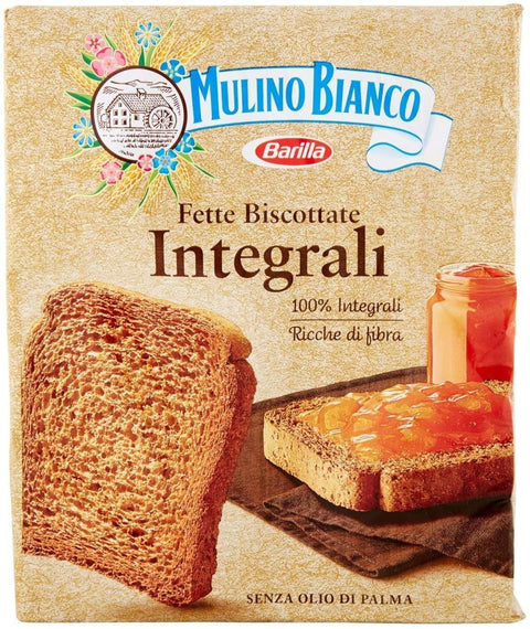 Mulino Bianco Vollkorn Zwieback (315 g) 4er Pack of 315 g [1,26 Kg] italienisch Original