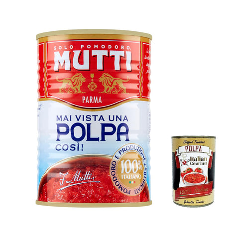 Mutti Tomato Pulp Tomato Sauce 100% 400 24x Original italienisch