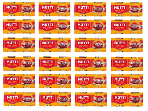 Mutti Gemüse 24x Mutti Pomodori Datterini Pelati Tomaten ( 220 gr x 2 ) 100% Italienisch 8005110052125