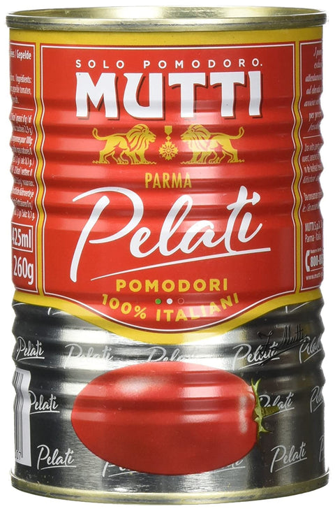 Mutti Gemüse 24x Mutti Pomodori Pelati bestern geschälte Tomaten sauce aus Italien dose 400g 8005110060007