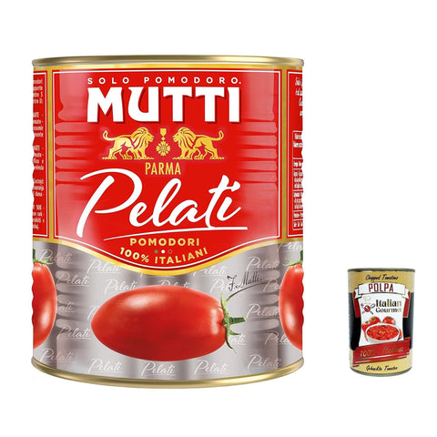Mutti Pomodori Geschälte Tomaten 100% italienische Tomaten Tomaten Sauce 24x800g Original italienisch