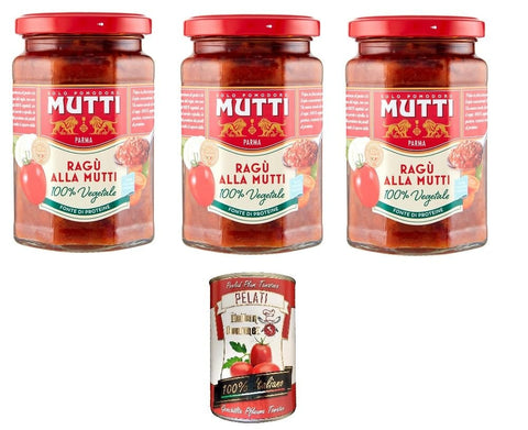 Mutti MUTTI-GEMÜSE-SAUCE 280 g 3x italienisch Original Pastasauce + gratis pelati 400 g