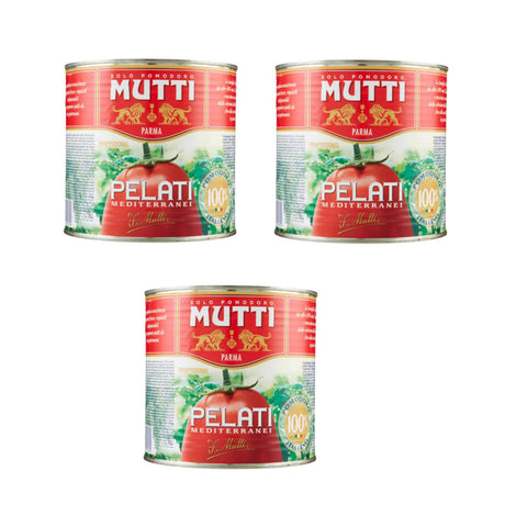 Mutti Professional Pelati Mediterranei Mediterrane Geschälte Tomaten 3x 2,5Kg italienisch Original
