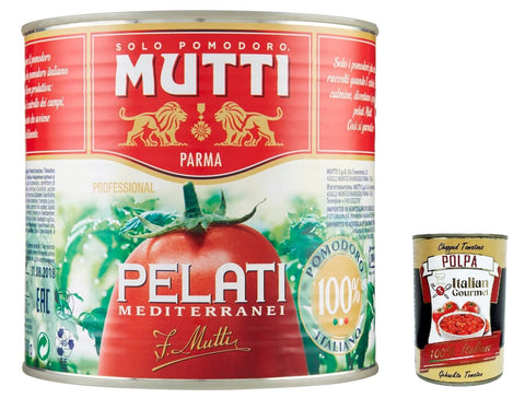 Mutti Professional Pelati Mediterranei Mediterrane Geschälte Tomaten 3x 2,5Kg italienisch Original