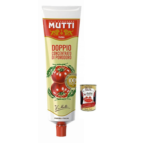 Mutti Gemüse Mutti Doppio Concentrato di Pomodoro Doppeltes Tomatenkonzentrat 100% Tomate Tube 130g italienisch Original 80042532