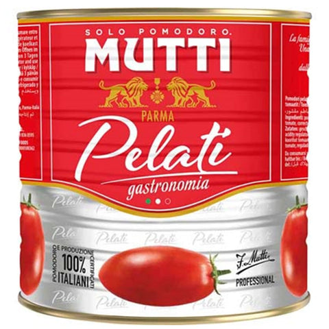 Mutti Gemüse Mutti Geschälte Tomaten Selezione Gastronomia 2,5 kg (6 Stück) 8005110043024