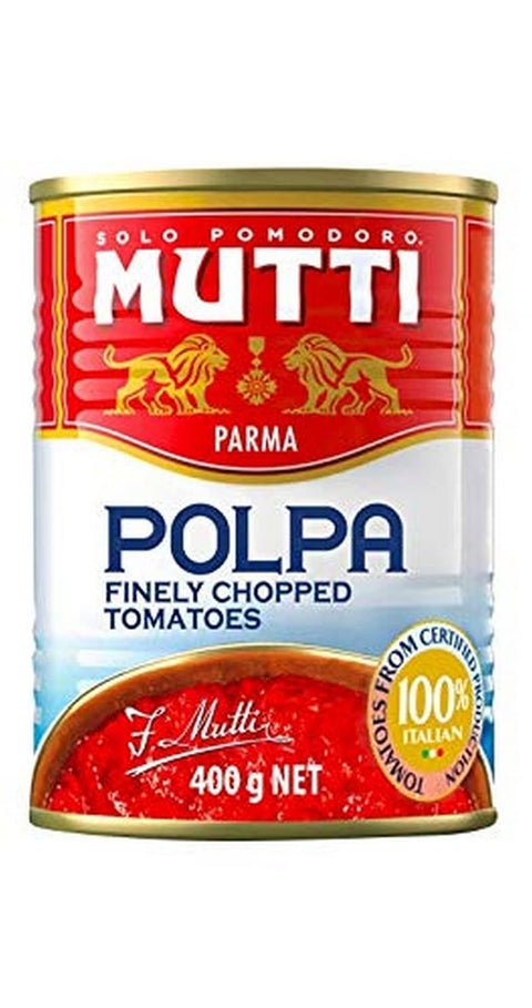 Mutti Gemüse Mutti polpa di Pomodoro Tomatenpulpe Tomaten sauce 100% Italienisch 400g dose 80042556