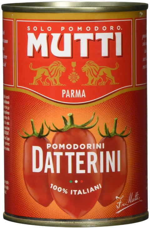 Mutti Pomodori Datterini Datteltomaten (Abtropfgewicht ) 6 x 400g + 6 x 240g italienisch Original