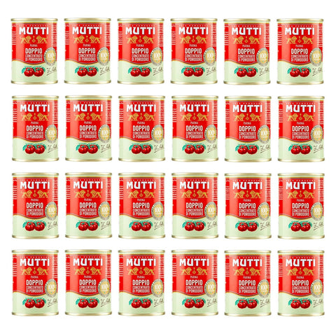 Mutti Tomatenkonzentrat 2-fach 24er Pack ( ) Doppeltes Tomatenkonzentrat 24x140 g italienisch Original Gemüsekonserve