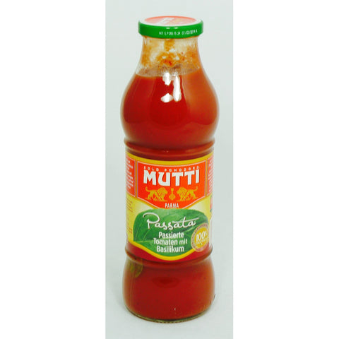 Mutti Passata con basilico 1x1034g Original italienisch Feinkost