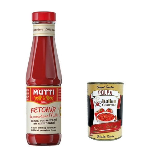 Mutti Ketchup di Pomodoro in Vetro 100% Tomatenketchup in Glas 6x 340g italienisch Original