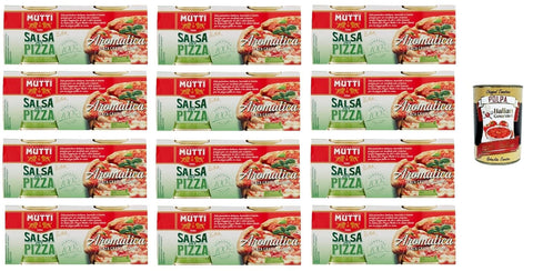 Mutti Salsa per pizza Aromatizzata Aromatisierte Pizzasauce 2x210gr italienisch Original