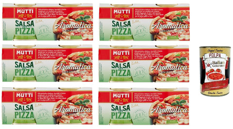 Mutti Salsa per pizza Aromatizzata Aromatisierte Pizzasauce 2x210gr italienisch Original