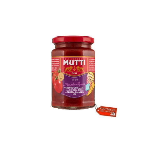 Mutti Kochsaucen & Pesto 6x Mutti Sugo Rossoro, Verdure Grigliate e con Cipolla Rossa di Tropea Calabria IGP 280 g 8005110515002