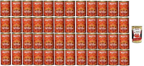 Mutti Pastasaucen Mutti Salsa Pomodori Datterini, Sauce Datteltomaten, Leckere Kirschtomaten mit einer unverkennbaren, länglichen Form, 100% Italiener, 48x 400g + Italian Gourmet polpa 400g 8005110550614