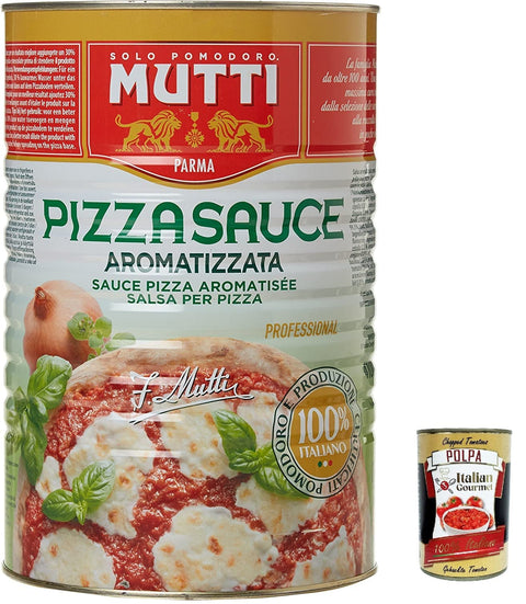 Mutti Saucen & Marinaden 6x Mutti Pizza Sauce Aromatica Pizza Sauce 4.1kg Pizzasauce Aromatisch + Italian Gourmet polkpa 400g 8005110551208