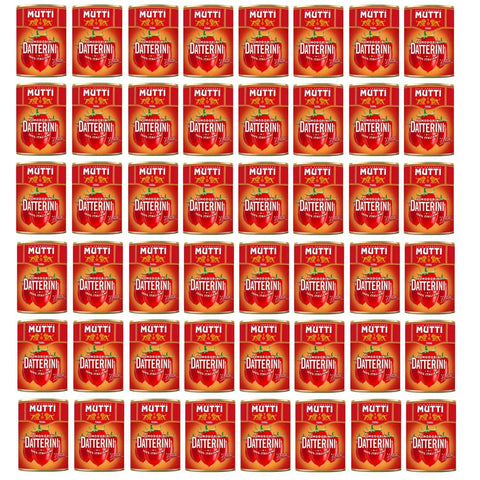 Mutti Schältomaten Mutti Pomodorini Datterini Kirschtomaten Datterini süßer Geschmack längliche Form Sauce Tomaten Dose 48x 400g italienisch Original 8005110550614