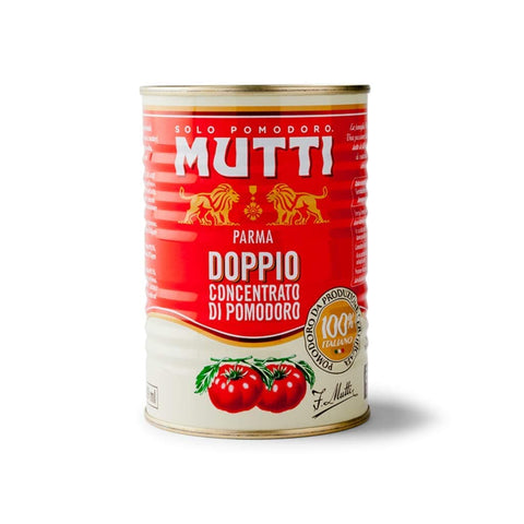 Mutti Tomatenmark 12x Mutti doppio concentrato Tomatenpaste Tomaten sauce 100% Italienisch 140g 8005110200205