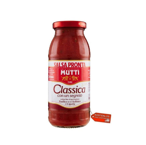 Mutti Tomatensauce 12x Mutti Classica Tomatensauce in Glas 300g 8005110172182