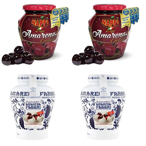 Nappi Obst Nappi Fabbri Amarena Kirschen in Sirup 2x Nappi Amarena Obst Und Sirup Kirschen 2x 600g + 460g italienisch Original 8001780110028