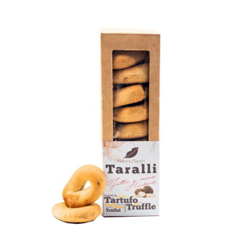 Natura e Sapori Taralli Natura e sapori Taralli al Tartufo nero Black Truffle Taralli (150g) Handwerkliche Produktion 600518796565
