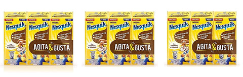 Nesquik Agita e Gusta Milch und Schokolade trinkfertig 3 x 180 ml Kakao & Heiße Schokolade italienisch Original