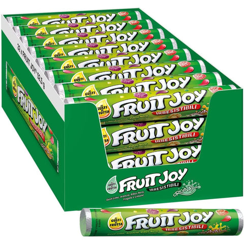 Nestlé Fruchtgummis Nestlé FRUIT JOY Gummibärchen Bonbon Kaubonbon Nestle BOX 36 Pakete 52,5 gr aus italien Original italienisch 5000426415285