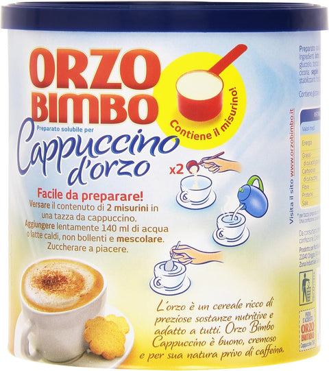Nestlè Gerste Orzo Bimbo Cappuccino d' orzo solubile Instant-Gersten-Cappuccino 120g
