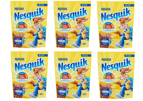 Nestlé Nesquik Preparato Solubile lösliche Zubereitung für Getränke mit Zucker und fettarmem Kakao lösliche Schokolade 800 g italienisch Original