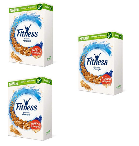 Nestlé Fitness Original italienisch Cerealien Vollkorn Weizen und Haferflocken 3x italienisch