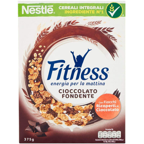 Nestlé Cereali Fitness Cioccolato Cerealien ganze Körner Schokolade 375 gr Kaltes Müsli italienisch Original