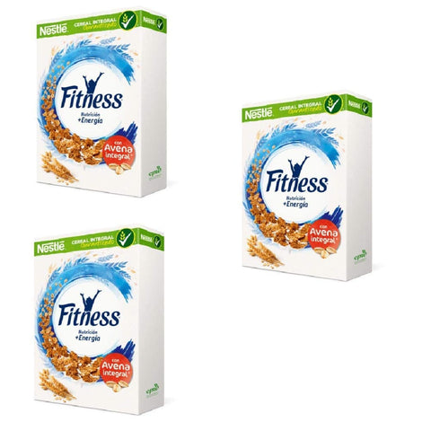 Nestlé Kaltes Müsli Nestlé Fitness Original italienisch Cerealien Vollkorn Weizen und Haferflocken 3x italienisch 7613036488020