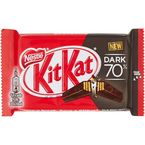 Nestle Kekse Nestle 72 KIT KAT 4 FINGER 66% DARK CHOCOLATE BAR BARS 41.5 g italienisch Original Pastasauce + kostenlos Polpa 400 g 7613035220331
