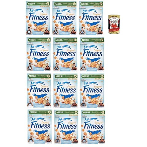 Nestle Müsli Nestle Fitness Original Cerealien Vollkorn Weizen und Haferflocken 12x 375 g Müsli italienisch 3387390331974