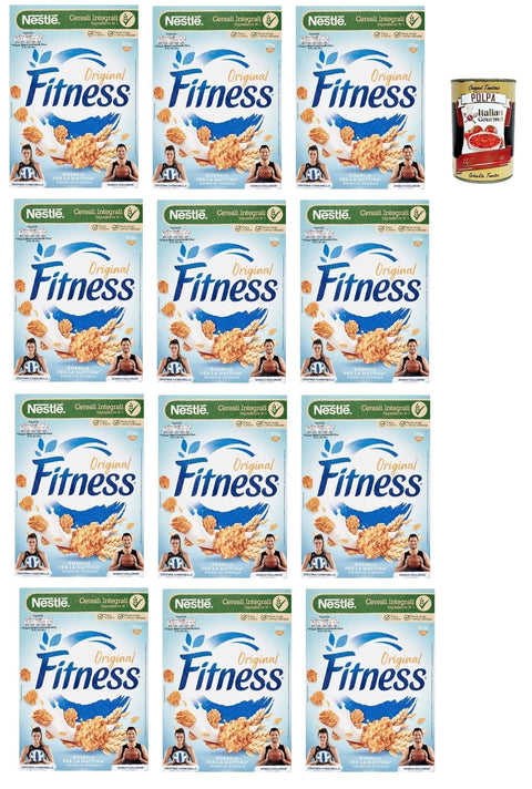 Nestle Müsli Nestlé Fitness Original Cerealien Vollkorn Weizen und Haferflocken 12x 375g + Italian Gourmet polpa 400g 3387390331974