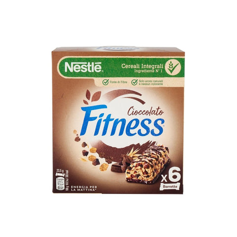 Nestlé Müsliriegel Nestlé Fitness Chocolate Müsliriegel Vollkornriegel mit Schokolade 16x 141g italienisch Original 8032804040014