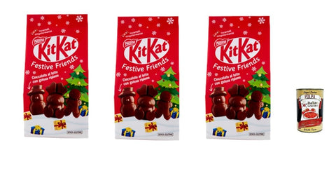 Nestle NESTLÉ KITKAT FESTIVE FRIENDS MILCHSCHOKOLADEN CHARAKTERE 147 G BEUTEL italienisch Original