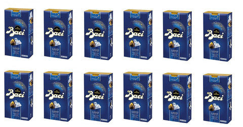 Nestlé Perugina Baci Bijou Classico Pralinen mit Extra dunkle Schokoladenpraline gefüllt mit Haselnüssen 12x 200g italienisch Original