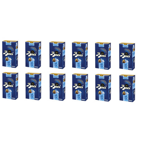 Nestlé Perugina Baci Bijou Latte Pralinen mit Milchschokolade gefüllt mit Gianduja und Haselnuss 12x 200g italienisch Original