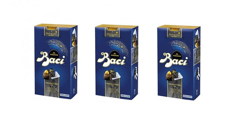 Nestlé Perugina Baci Bijou Fondentissimo 70% Extra dunkle Schokoladenpraline gefüllt mit karamellisierten Haselnüssen und 3x 200g italienisch Original