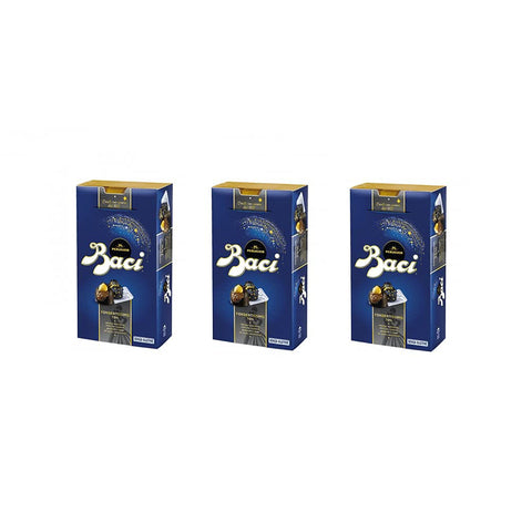 Nestlé Perugina Baci Bijou Fondentissimo 70% Extra dunkle Schokoladenpraline gefüllt mit karamellisierten Haselnüssen und 3x 200g italienisch Original