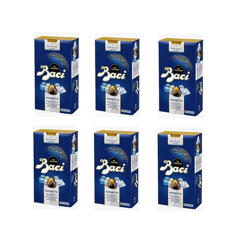 Nestlé Perugina Baci Bijou Assortito Pralinen Schokolade Extra gefüllte dunkle mit Haselnüssen 6x 200g italienisch Original