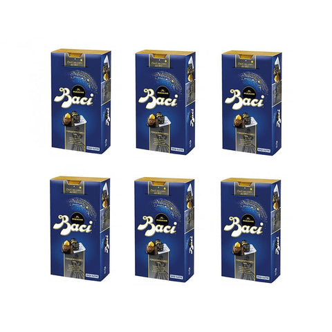 Nestlé Perugina Baci Bijou Fondentissimo 70% Extra dunkle Schokoladenpraline gefüllt mit karamellisierten Haselnüssen und 6x 200g italienisch Original