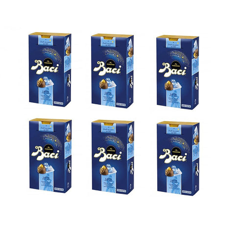 Nestlé Perugina Baci Bijou Latte Pralinen mit Milchschokolade gefüllt mit Gianduja und Haselnuss 6x 200g italienisch Original