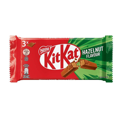 Nestlè Schokoladenriegel 3x Nestlé Kit Kat Hazelnut 3x41gr 8445291300835