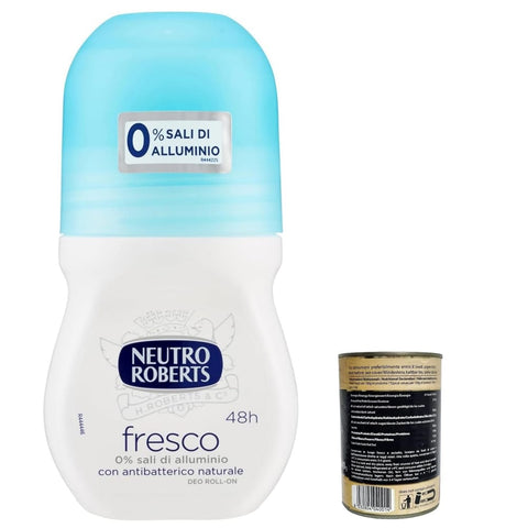 Neutro Roberts Deo Neutro Roberts Fresco Deo roll on, roller Deodorant ohne Aluminiumsalze, null Flecken, natürlicher Schutz mit blumigen Noten 50 ml italienisch Original 80174073