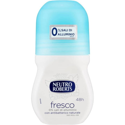 Neutro Roberts Deo Neutro Roberts Fresh Deodorant Deo Roll On Ohne Aluminiumsalze Zero Stains Natural Protection 50 ml 12x italienisch Original + kostenlos polpa 400 g 80174073