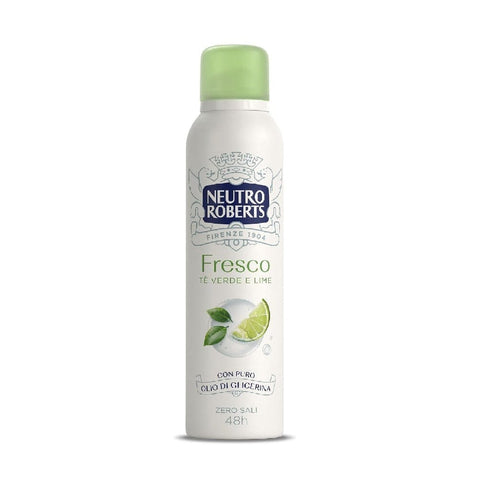 Neutro Roberts Deodorant Neutro Roberts Deodorante Spray Fresco Verde Tè Verde e Lime 150ml 8002410009248