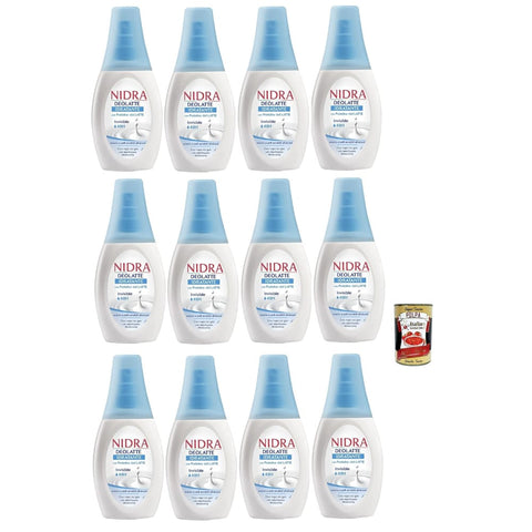 Nidra Deodorante Deolatte Deo Nidra Deodorante Deolatte Idratante Deodorant Vapo No Gas mit Milchproteinen 0% Alkohol 12x 75ml Original italienisch inkl. Italian Gourmet Polpa 400g 8032804040014
