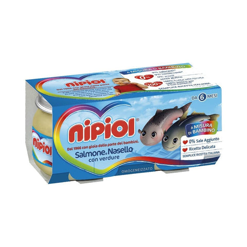 Nipiol Kategorien Nipiol Omog Salm/Wet/ver 2x80g Original italienisch 8001040098141